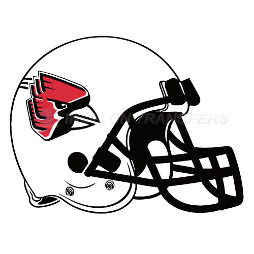 Ball State Cardinals 1990 Pres Helmet Iron-on Stickers (Heat Transfers)NO.3767